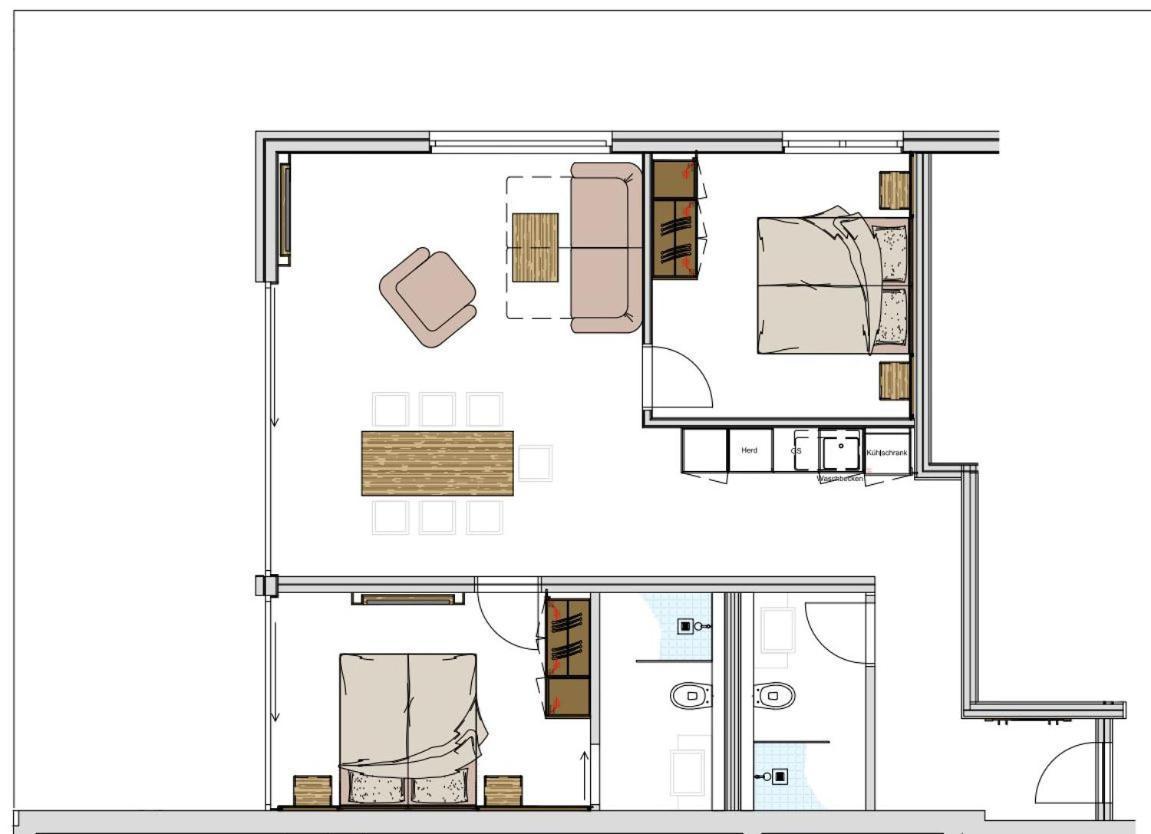 Appartement Pension Strolz Bichlbach Esterno foto